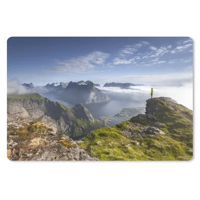 Produktbild von MuchoWow® Mauspad Mousepad Sonnenaufgang in Norwegen 27x18 cm - Mousepads - Maus Mat - Pad - Mausunterlage - Büroartikel - Desk Matten
