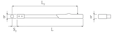 Image de Stahlwille 755 Clés dynamométriques de série MANOSCOPE, outils à insérer Gr 30 50010030
