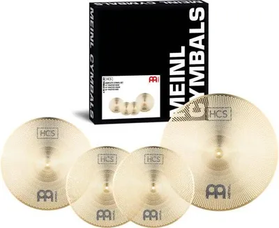 Produktbild von Meinl P-HCS141620 Übungsbecken Set mit Schlagzeugstöcken