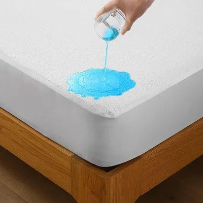 Produktbild von Unyqoos® Wasserdichter Matratzenschoner 160 x 200 cm – 80% Baumwolle/20% Polyester mit PolyurethanFolie, hygienisch, atmungsaktiv, antiallergisch, für Matratzen bis 30 cm