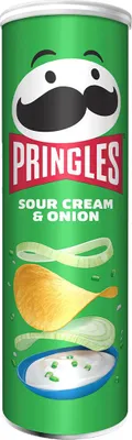 Obrázek produktu pro Pringles Sour Cream Onion Stacking Crisps se zakysanou smetanou a cibulí 165g