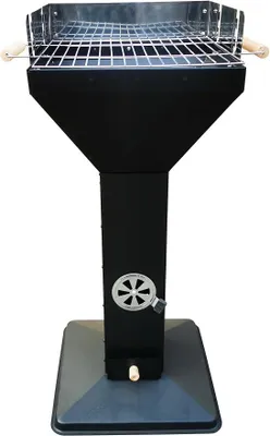 Produktbild von Säulengrill Trichtergrill quadratisch schwarz 2748
