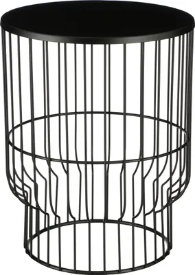 Produktbild von Mica Decorations Beistelltisch Adamo - 30x30x38 cm - Eisen - Schwarz