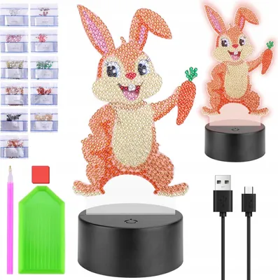 Zdjęcie produktu dla Homgaty Zestaw do Majsterkowania dla Dziewczynek 5-12 Lat Lampka Nocna LED