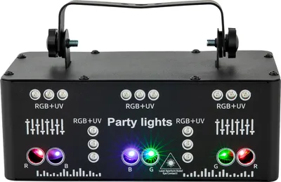 Produktbild von Partybeleuchtung 21-Augen LED RGB Licht DJ Projektor Disco Bühne Beleuchtung Lichteffekt DMX