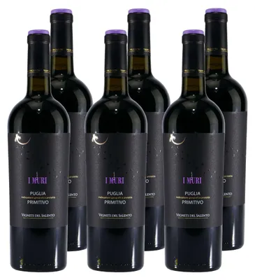 Produktbild von I Muri Primitivo Puglia IGP -trocken- (6 x 0,75L)