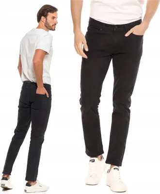 Produktbild von Moraj | Jeans Herren - Schwarz - Größe 36 - Bequem - Gerader Schnitt