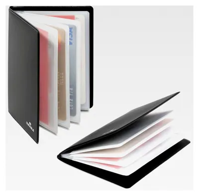 Produktbild von Kreditkartenetui mit RFID-Schutz für 8 Karten, schwarz