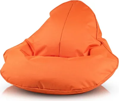 Obrázek produktu pro Ecopuf, Frog, sedací vak Pouf, sedací vak Poufsessel Pufsack pro děti, dospělé, 120x80cm, Oranžová Nc9