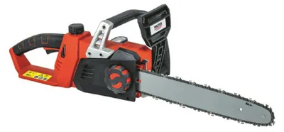 Produktbild von WALTER Li-Ion Akku-Kettensäge 40 V, kompakt und kraftvoll, ideal für den Heimgebrauch geeignet, Kettengeschwindigkeit 8,5 m/s, Schnittlänge 345 mm, Schwertlänge 355 mm, inkl. 2 Akkus und Ladegerät