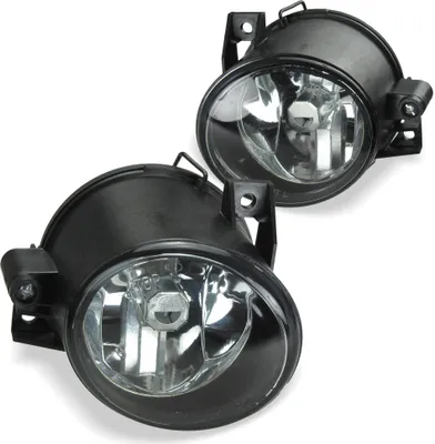 Image de Phares antibrouillard en verre clair H3 ampoules gauche + droite pour VW Polo 9N 2001-2005