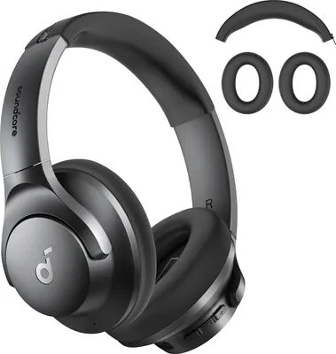 Image de INF Coussinets de remplacement pour casque Anker Soundcore Q20I Le noir