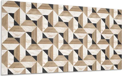 Produktbild von Geometrisches Fliesenmuster – Selbstklebende Fliesen – Wandverkleidung – Wandpaneel – PVC Fliesen – Vinylflisen – PCV Flisen – Selbstklebend – Wanddeko – 10 Stück 100 x 50 cm