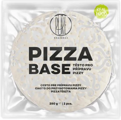 Zdjęcie produktu dla BrainMax Pure® Pizza Base, gotowe ciasto na pizzę z Włoch, 2 szt