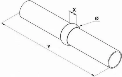 Produktbild von Innenrohrverbinder Rohrkupplung 1 1/2" (48,3 mm)