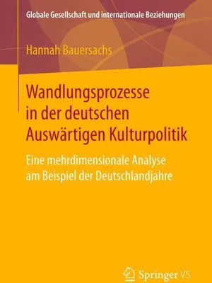 Obrázek produktu pro Wandlungsprozesse in der deutschen Auswärtigen Kulturpolitik