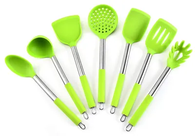 Produktbild von Küchenzubehör-Set aus 304 Edelstahl – Sichere Küchenutensilien