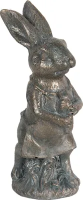 Produktbild von Clayre & Eef Figur Kaninchen 11 cm Braun Kunststoff