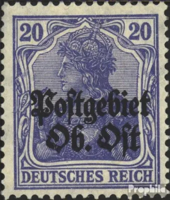 Produktbild von Briefmarken Postgebiet Oberbefehl Ost 1916 Mi 8 postfrisch Germania