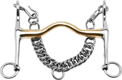 Produktbild von BUSSE Dressurkandare, geneigte Zungenfreiheit, KAUGAN®, 14 mm, Kandarengebiss, Farbe:Kaugan, Gebissweite in cm | Schenkellä:14.5 cm | 50 mm