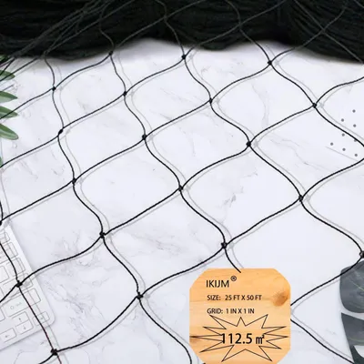 Obrázok produktu pre Ochranná sieť proti vtákom 7,5 x 15 m, čierna