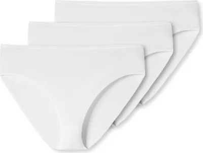 Produktbild von Schiesser Damen-Slip Baumwolle Essentials" 3er-Pack weiß 44"