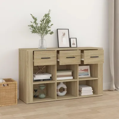 Obrázok produktu pre vidaXL Príborník Sonoma Dub 100x30x59,5 cm odvodený výrobok z dreva