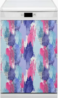 Obrázok produktu pre Magnetická fólia do umývačky riadu Kuchynská magnetická podložka 45x80 cm Dekor do umývačky riadu - Abstraction