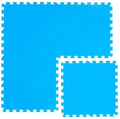 Produktbild von 1 m² Poolunterlage - 4 EVA Matten 50x50 - Unterlegmatten Set - Pool Unterlage