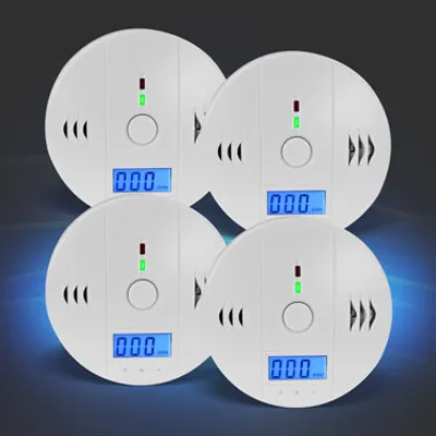 Produktbild von 4x Kohlenmonoxid-Detektor mit 85dB Alarm, DIN EN CO-Melder Eaxus