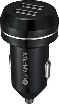 Produktbild von Autoladegerät 24W 2-Port Schwarz