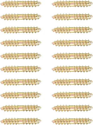 Obrázek produktu pro 20ks 5*30mm hmoždinky šroub dřevoobrábění nábytek konektoru Double Ended Screw