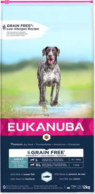 Obrázok produktu pre Eukanuba 184784, Dospelý, Veľké (26 až 44 kg), Ryba, 12 kg