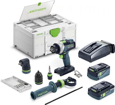 Produktbild von Festool Akku-Bohrschrauber QUADRIVE TDC 18/4 5,0/4,0 I-Set