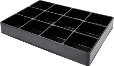 Image de KS-Tools 875.9912 Plateau de rangement en plastique, 12 compartiments