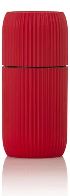 Image de Coupe-piments AdHoc, couleur rouge, avec système de coupe AdHoc original, en plastique/acier inoxydable, diamètre 5,5 cm, hauteur 11,8 cm