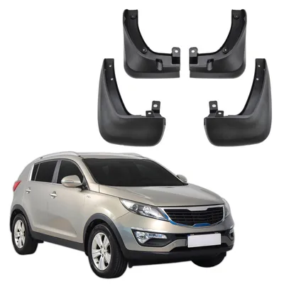 Obrázek produktu pro J&J Automotive | Zástěrky, lapače nečistot pro Sportage 2010-2015 4ks