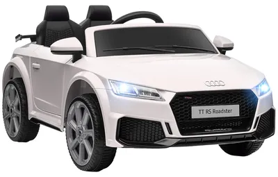 Produktbild von HOMCOM Kinder Elektroauto 12V Kinderauto mit 2,4G Fernbedienung, Musik, Weiß