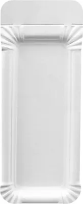 Immagine prodotto di PAPSTAR 81198 Cartoncino per salsicce PAPSTAR "pure" quadrato, 80 x 210 mm, bianco