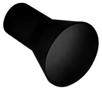 Immagine prodotto di Maniglia per mobile in zamak, finitura nera opaca, diametro 16 mm