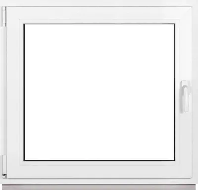 Produktbild von Framex Kellerfenster Fenster Kunststofffenster Weiß Breite x Höhe 100 x 90 cm (1000 x 900 mm) 2fach (32 mm) Dreh Kipp DIN Links - Premium