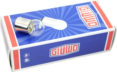 Produktbild von Glühlampe 12V R 5W GLÜWO Kugellampe Signallampe E- BA15s Bajonettsockel