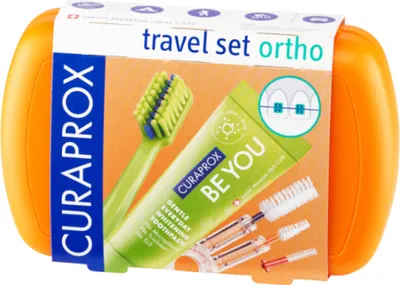 Produktbild von Curaprox Reise-Set Ortho Orange