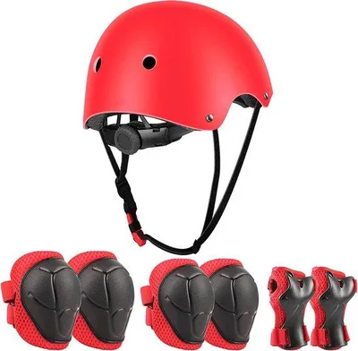 Produktbild von Schutzausrüstung für Inlineskater / Schutzausrüstung für Kinder und Erwachsene \ Kinderschutz – Schutzset für Skateboard, Roller, Skaten, Fahren, Outdoor-Sport