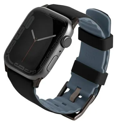 Obrázok produktu pre Uniq Linus remienok pre Apple Watch 1/2/3/4/5/6/7/8/Se/Se2 38/40/41Mm - čierny