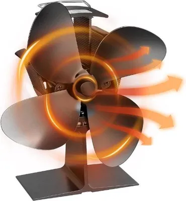 Image de Diffuseur de chaleur pour poêle à bois « Kachel Ventilator » silencieux
