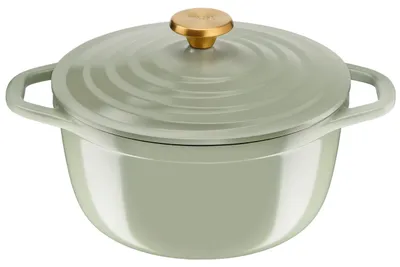 Productafbeelding van Tefal braadpan van gietaluminium, 24 cm, geschikt voor 4-5 personen, geschikt voor inductiekookplaten, lichtgewicht