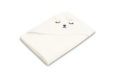 Obrázek produktu pro Dětská osuška 100x100cm, froté bavlna, Teddy - bílá