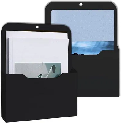 Produktbild von Magnetische A4-Organizer für Whiteboards und Kühlschränke, Schwarz