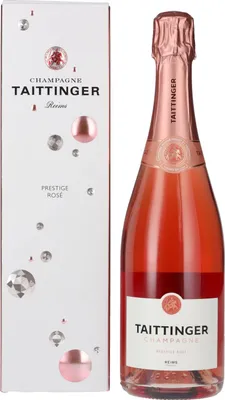 Image de Taittinger Champagne Prestige Rosé Brut 12,5% Vol. 0,75l en boîte cadeau